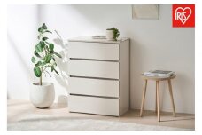 組立簡単ウッドチェスト KKWCｰ590 ホワイト