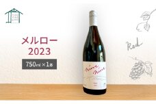Merlot／メルロー 2023　長野　信州　小諸市ワイン　赤ワイン [№5915-1694]