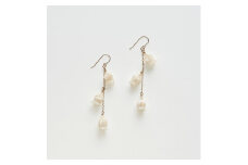 Origami Jewel nobana スズラン3花 (ピアス)